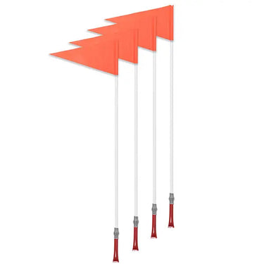 SOCCER CORNER FLAG SET WITH PLASTIC POLES HoopsKing